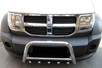 Dodge Nitro 2006-2011 Protezione Anteriore QT006 (Acciaio Inox) foto 1