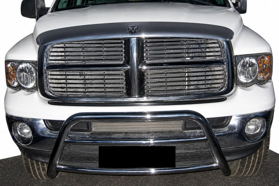 Dodge RAM (DR/DH/D1/DC/DM) 2002–2009 Protezione Anteriore WT005 (Acciaio Inox) Image