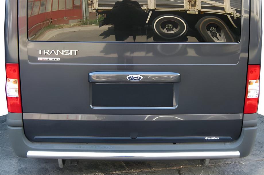 Ford Transit 2000–2014 Protezione Posteriore AK002 (Acciaio Inox) Foto 1