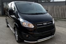 Ford Custom 2013-2022 Protezione Anteriore ST014 (Acciaio Inox) 60/60 mm foto 1