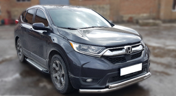 Honda CRV 2017-2022 Protezione Anteriore ST014 (2016-2019, Acciaio Inox) foto 2