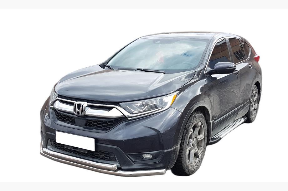 Honda CRV 2017-2022 Protezione Anteriore ST014 (2016-2019, Acciaio Inox) Image