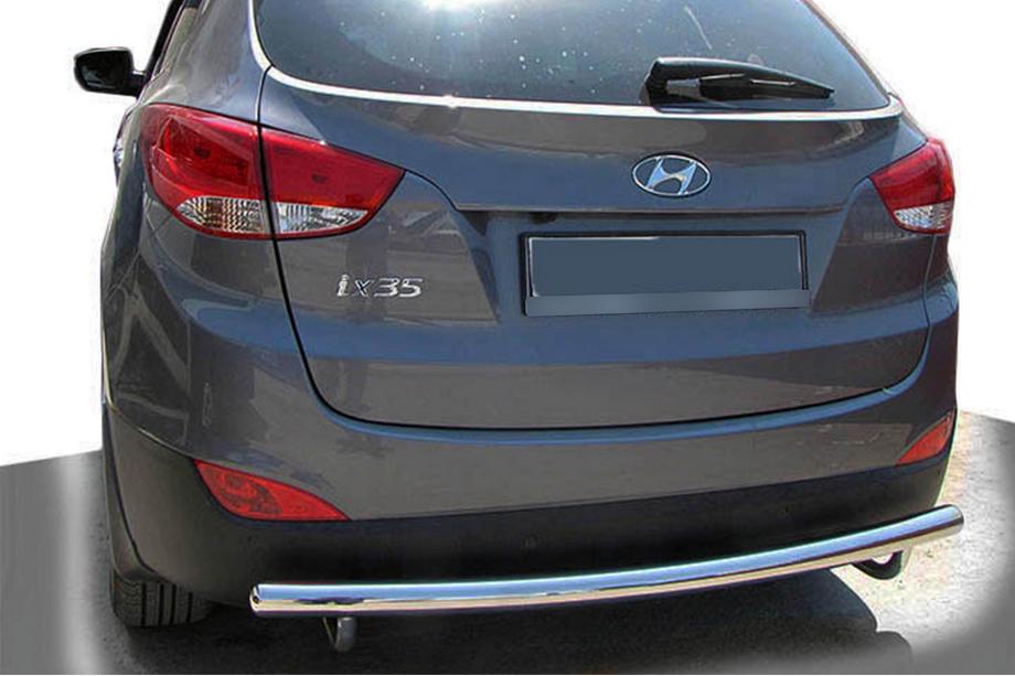 Hyundai IX-35 2010-2015 Protezione Posteriore AK002 (Acciaio Inox) Foto 1