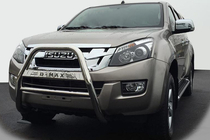 Isuzu D-Max 2011-2019 Protezione Anteriore QT008 (Acciaio Inox) foto 1