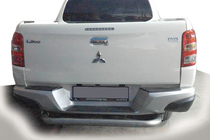Fiat Fullback 2016- Protezione Posteriore AK007 (Acciaio Inox) foto 1