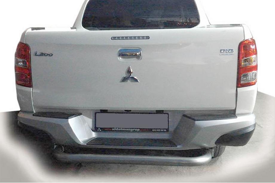 Fiat Fullback 2016- Protezione Posteriore AK007 (Acciaio Inox) Image