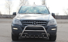 Mercedes ML W164 2005-2011 Parabullbar WT003 (Acciaio Inox) foto 1