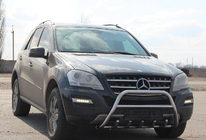 Mercedes ML W164 2005-2011 Parabullbar WT003 (Acciaio Inox) foto 2