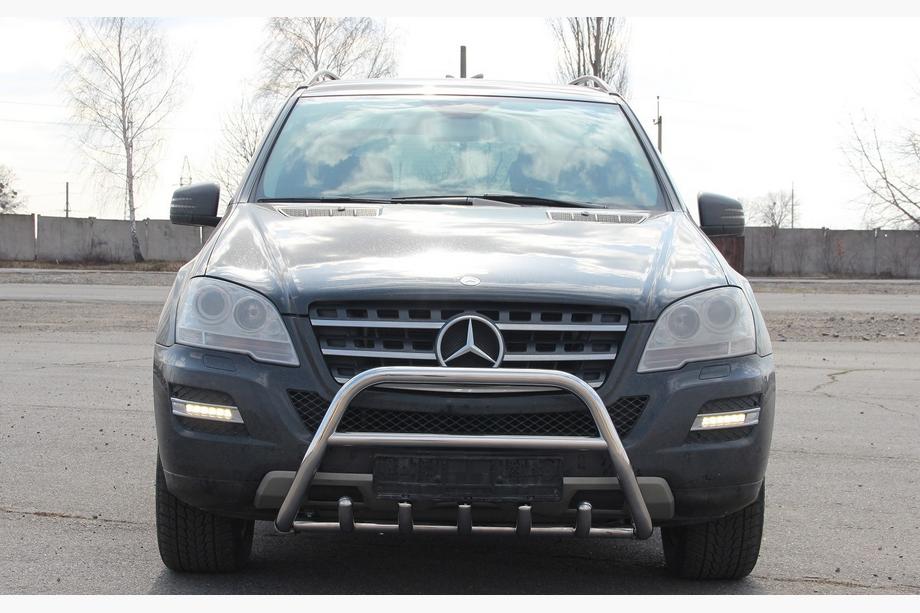 Mercedes ML W164 2005-2011 Parabullbar WT003 (Acciaio Inox) Image