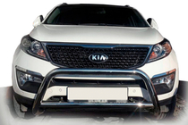 Kia Sorento II XM 2009-2014 Parabullbar WT005 (Acciaio Inox) foto 1