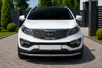 Kia Sportage 2010-2015 Protezione Anteriore ST008 (Acciaio Inox) foto 1