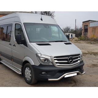 Barra anteriore inferiore MBSP.07.F3-04.6 (acciaio inox) Mercedes Sprinter W906 2006–2018 foto 2