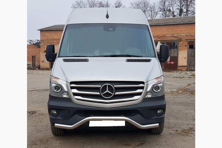 Mercedes Sprinter W906 2006–2018 Barra anteriore inferiore MBSP.07.F3-04.6 (acciaio inox) Foto 1