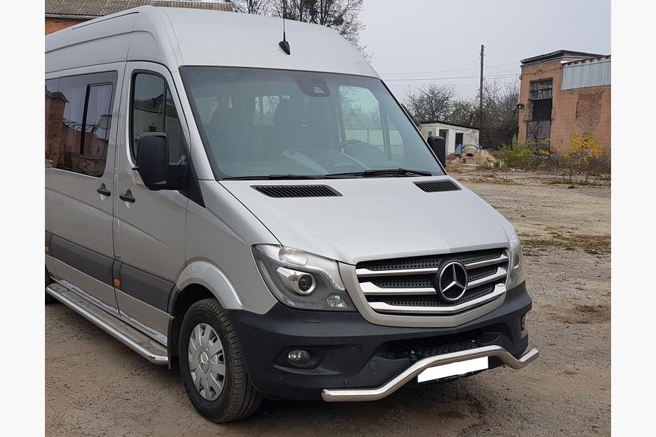 Mercedes Sprinter W906 2006–2018 Barra anteriore inferiore MBSP.07.F3-04.6 (acciaio inox) Foto 2