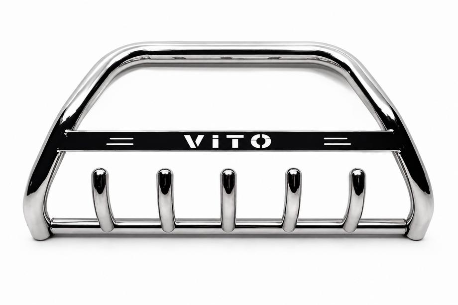 Mercedes Vito/V-class W447 2014- Protezione Anteriore WT004 (Acciaio Inox) Image