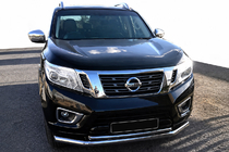 Nissan Navara/NP300 2016- Protezione Anteriore ST014 (Acciaio Inox) foto 1