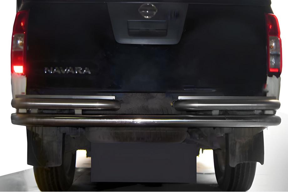 Nissan Navara 2006-2015 Protezione Posteriore AK005-3 (Acciaio Inox) Foto 1