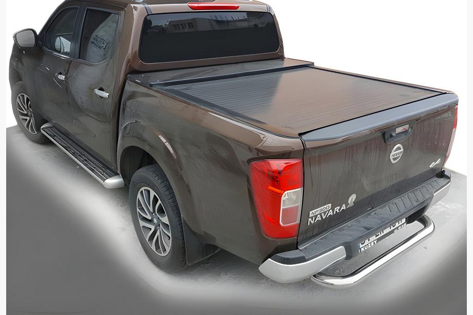 Nissan Navara/NP300 2016- Protezione Posteriore AK005 (Acciaio Inox) Foto 1