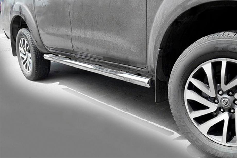 Nissan Navara/NP300 2016- Barre Laterali (2 pz, Acciaio Inox) Image