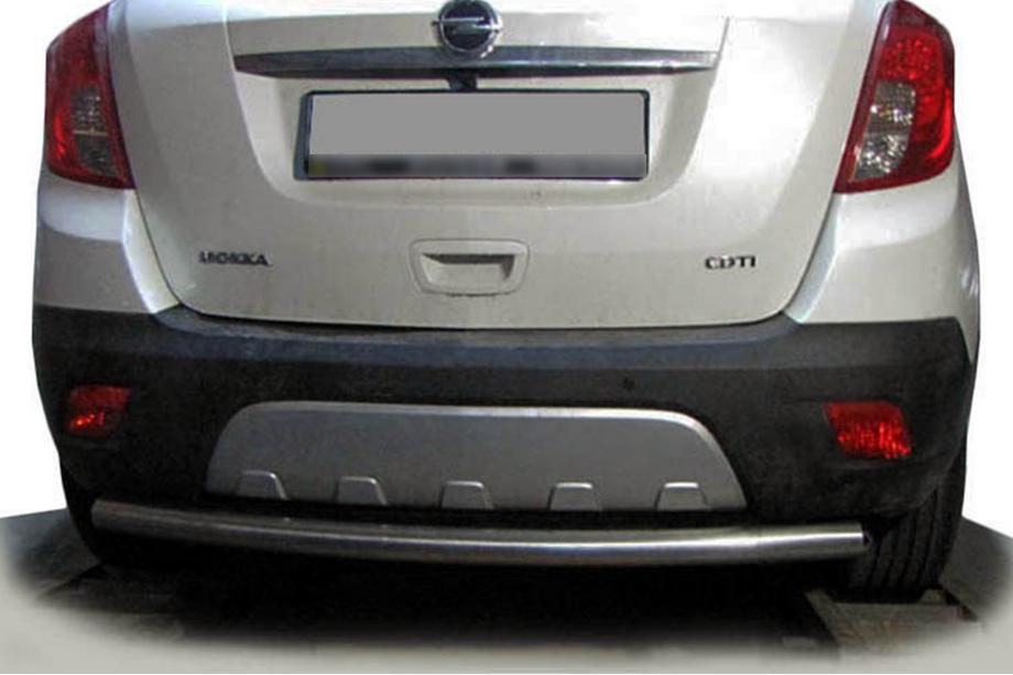 Opel Mokka 2012-2021 Protezione Posteriore AK002 (Acciaio Inox) Foto 1