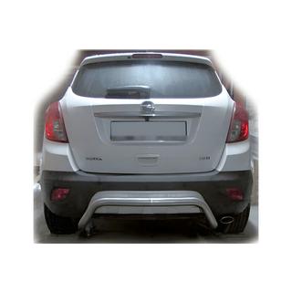 Barra posteriore AK007-2 (acciaio inox) Opel Antara 2006-2017