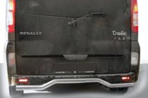 Renault Trafic 2001–2015 Protezione Posteriore AK006 (Acciaio Inox) foto 1