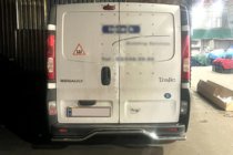 Renault Trafic 2001–2015 Protezione Posteriore AK006 (Acciaio Inox) foto 2