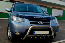 Hyundai Santa Fe 2 2006-2012 Protezione Anteriore WT004 (Acciaio Inox) foto 1