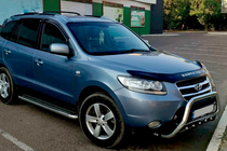 Hyundai Santa Fe 2 2006-2012 Protezione Anteriore WT004 (Acciaio Inox) foto 2