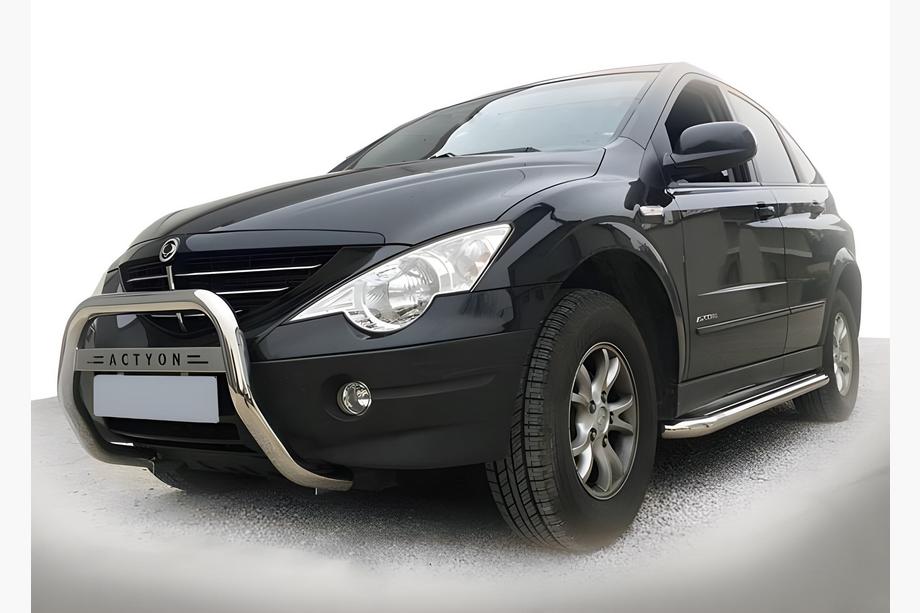 SsangYong Action 2005-2018 Paraurti Anteriore WT005 (Acciaio Inox) Image
