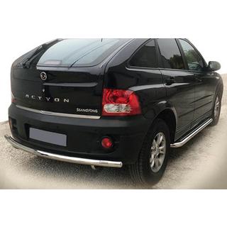 Protezione Posteriore AK002 (Acciaio Inox) SsangYong Action 2005-2018