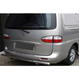 Protezione posteriore AK002 (2 pz, acciaio inox) Hyundai H200, H1, Starex 1998-2007