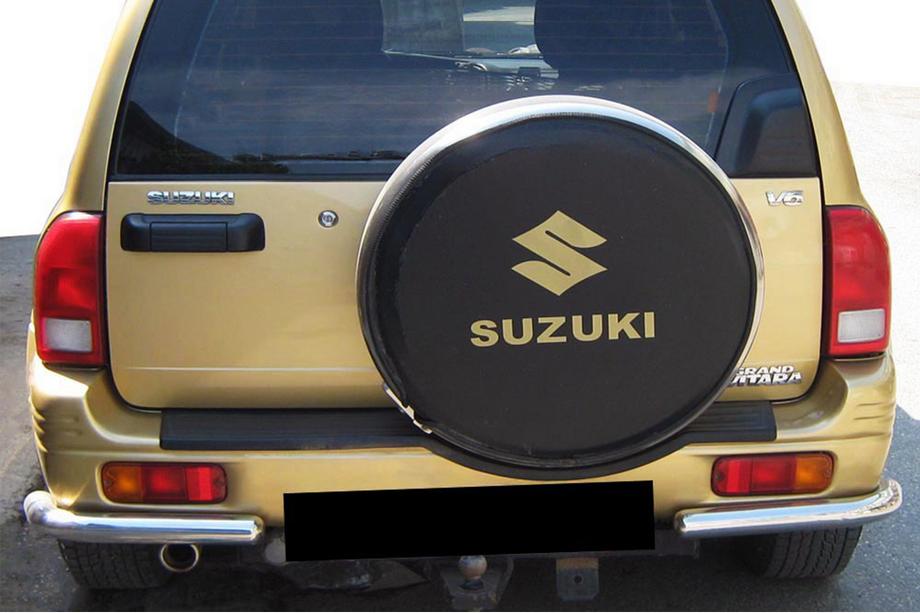 Suzuki Vitara 1998-2006 Protezione Posteriore AK003 (Acciaio Inox) Foto 1
