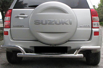 Suzuki Grand Vitara 2005-2017 Protezione Posteriore AK005-2 (Acciaio Inox) foto 1