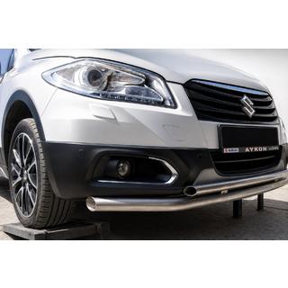 Protezione Anteriore ST014 (Acciaio Inox) Suzuki SX4 S-Cross 2013-2016 foto 2