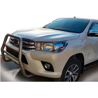 Protezione Anteriore QT007 (Acciaio Inox) Toyota Hilux 2015-