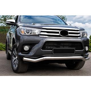 Protezione Anteriore ST007 (Acciaio Inox) Toyota Hilux 2015-
