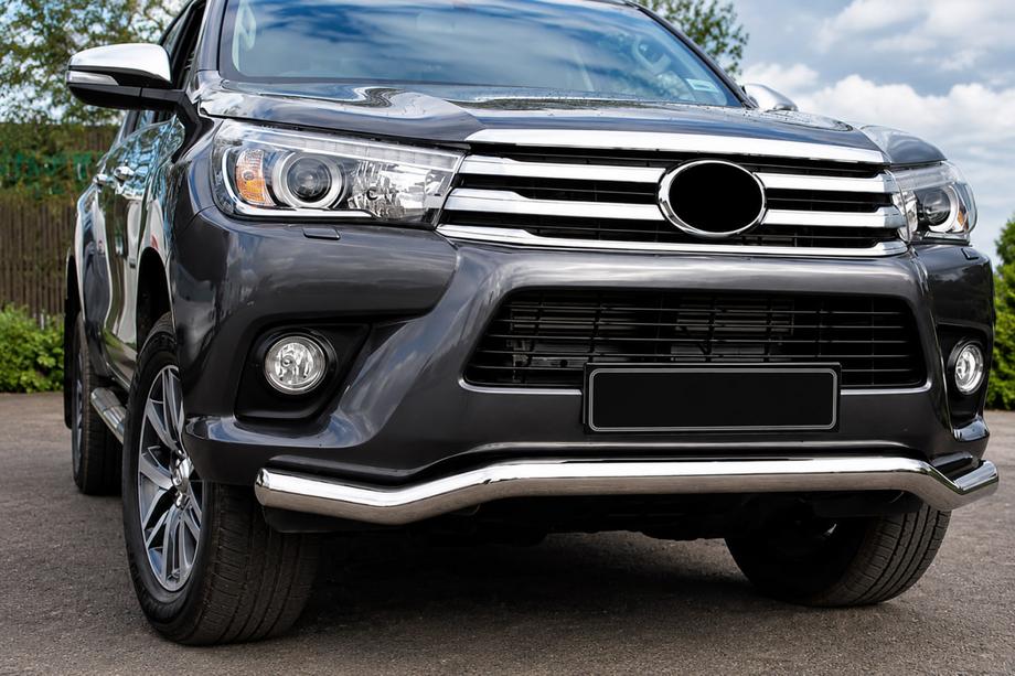 Toyota Hilux 2015- Protezione Anteriore ST007 (Acciaio Inox) Foto 1