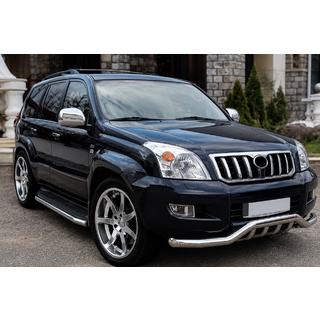 Protezione Anteriore ST011 (Acciaio Inox) Toyota Land Cruiser Prado 120 2002-2009