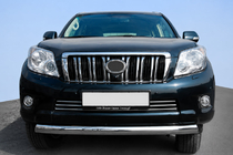Toyota Land Cruiser Prado 150 2009-2023 Protezione Anteriore ST008 (Acciaio Inox) foto 1