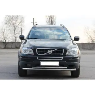 Protezione Anteriore ST014 (Acciaio Inox) Volvo XC90 2002-2014 foto 3