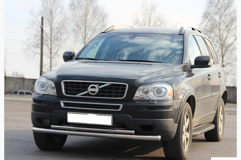 Volvo XC90 2002-2014 Protezione Anteriore ST014 (Acciaio Inox) Image