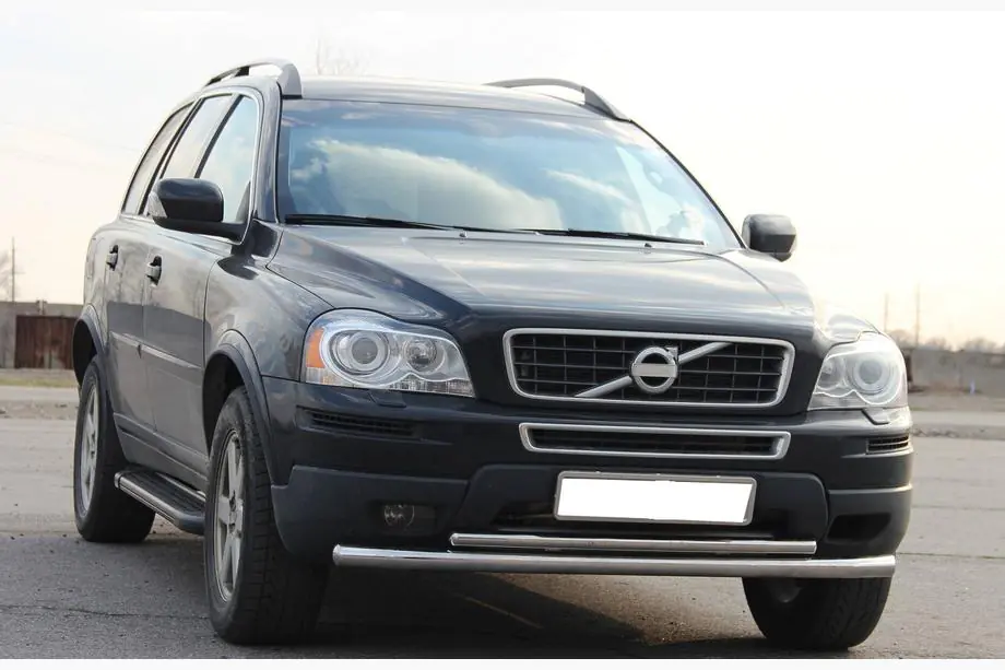 Volvo XC90 2002-2014 Protezione Anteriore ST014 (Acciaio Inox) Foto 2