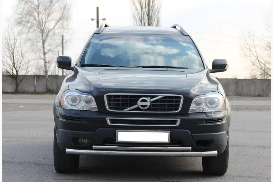 Volvo XC90 2002-2014 Protezione Anteriore ST014 (Acciaio Inox) Foto 3