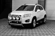 Chevrolet Trax 2012-2023 Parabullbar Anteriore WT018 (Acciaio Inox) foto 2