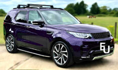 Land Rover Discovery V 2017- Barre portatutto trasversali per corrimano (Nere, 2 pz) foto 1
