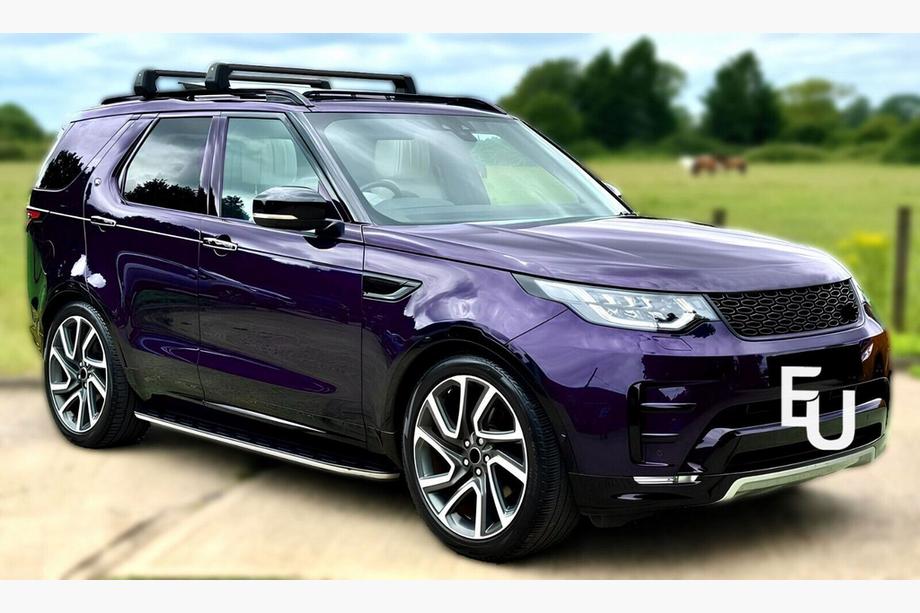 Land Rover Discovery V 2017- Barre portatutto trasversali per corrimano (Nere, 2 pz) Image