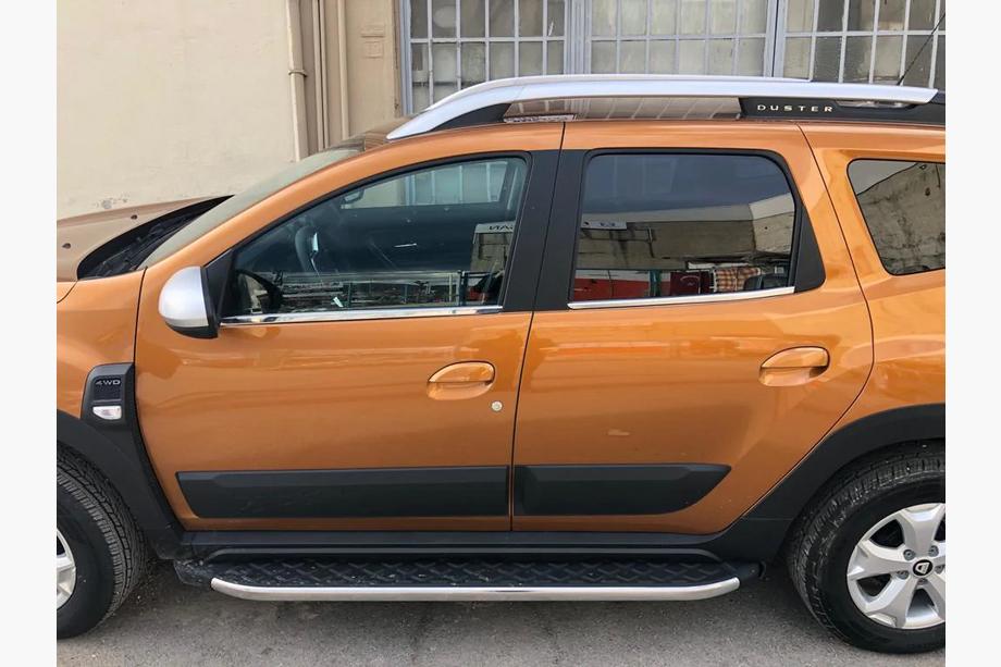 Dacia Duster 2018-2024 Modanature inferiori finestrini acciaio inox (4 pz) Carmos - Acciaio Inox Turco Foto 3