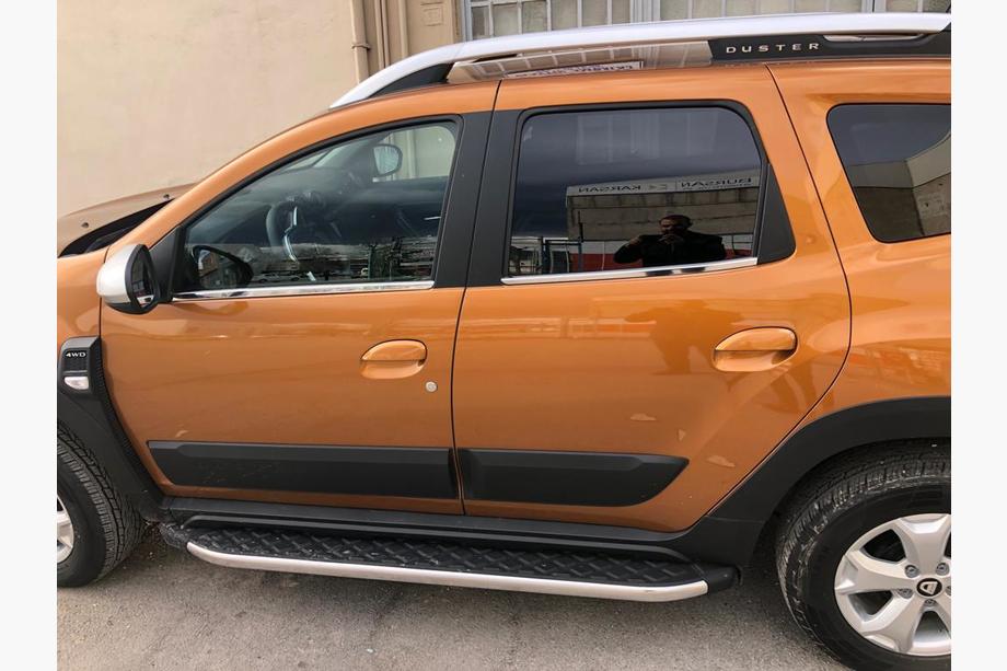 Renault Duster 2018-2024 Modanature inferiori finestrini acciaio inox (4 pz) OmsaLine - Acciaio Inox Italiano Foto 4