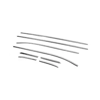 Modanature inferiori finestrini acciaio inox (8 pz) foto 3